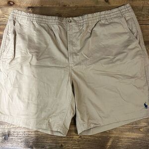 Polo by Ralph Lauren Tan Flat Front Shorts Size 3XB NEW